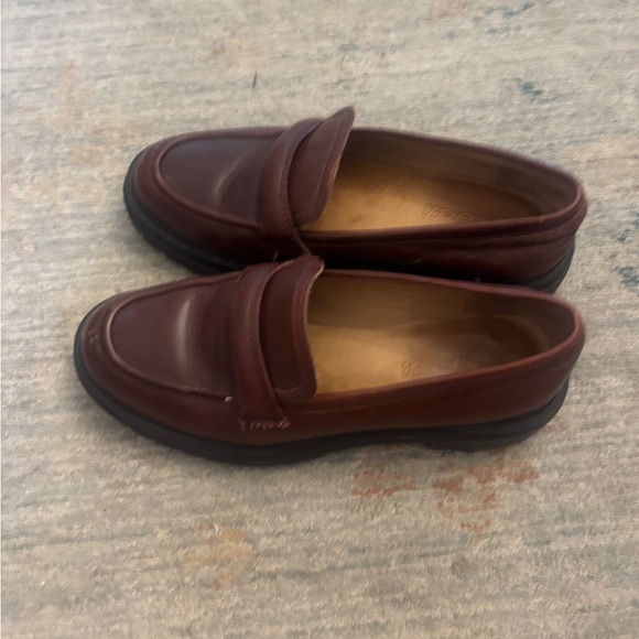 Madewell Brown/ Red Loafers size 6.5 - Picture 5 of 5